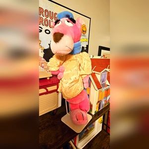 Vintage Le Artist 1980 Pink Panther Plush Velvet Touch Collection
